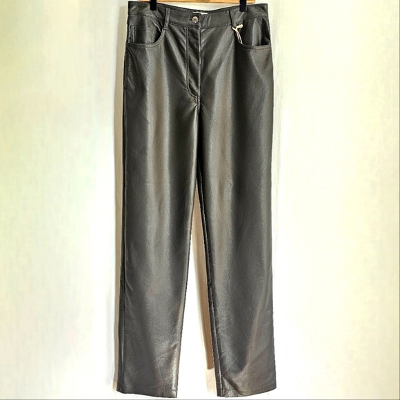 🇨🇦 Aritzia Wilfred Melina Pants Long Argentique - Picture 8 of 16
